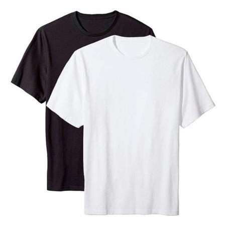 Imagem de Kit 2 Camisetas Básicas Masculino 100% Algodão Premium