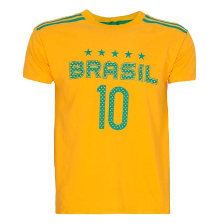 Imagem de Kit 2 Camisetas Do Brasil Masculina Copa Do Mundo Algodão