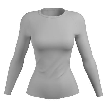 Kit 2 Camisetas Feminina Proteção Solar UV Camisa Térmica Manga Longa Praia Bike Treino Esporte Academia - Rony Versatil Imagem de Kit 2 Camisetas Feminina Proteção Solar UV Camisa Térmica Manga Longa Praia Bike Treino Esporte Academia