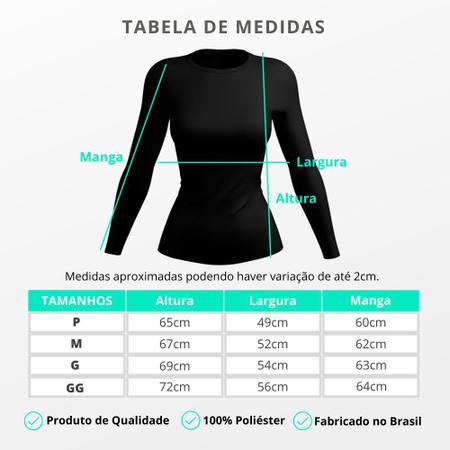Kit 2 Camisetas Feminina Proteção Solar UV Camisa Térmica Manga Longa Praia Bike Treino Esporte Academia - Rony Versatil Imagem de Kit 2 Camisetas Feminina Proteção Solar UV Camisa Térmica Manga Longa Praia Bike Treino Esporte Academia