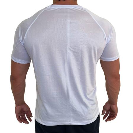 Imagem de Kit 2 Camisetas Masculina Dry Fit Malha Fria Esportiva Lisa Academia