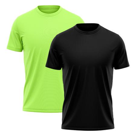 Kit 2 Camisetas Dry Fit Masculina p/ Treino Camisa Academia em