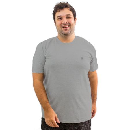 Imagem de Kit 2 Camisetas Masculina Lisa Premium Em Algodão Básica Plus Size T-shirt