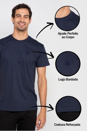 Imagem de Kit 2 Camisetas Masculinas 100% Algodão Polo Wear Sortido