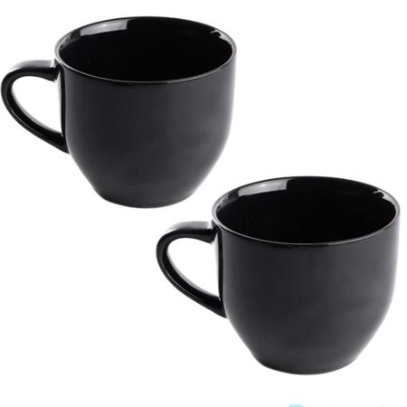 Imagem de Kit 2 canecas 170ml porcelana chá café sofisticado