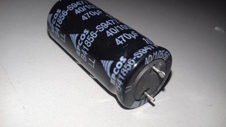 Imagem de Kit 2 Capacitor Eletrolítico 470uf 100v Formatado Epcos