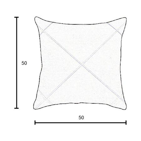 Imagem de Kit 2 Capas para Almofada Drapeada em Veludo Quadrada 50x50 Várias Cores