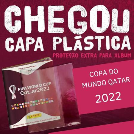 Imagem de Kit 2 Capas Plástica Protetora para Álbum Copa Do Mundo 