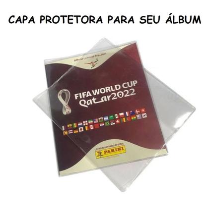 Imagem de Kit 2 Capas Plástica Protetora para Álbum Copa Do Mundo 