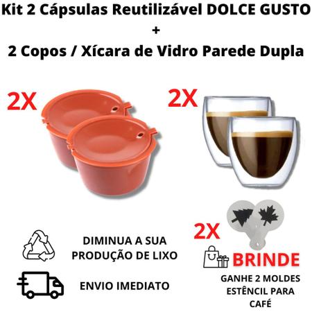 (1 Unid.) Cápsula de Café DOLCE GUSTO reutilizables de plástico.