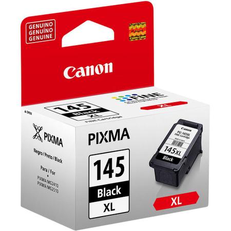 Imagem de Kit 2 Cartucho Canon PG 145 XL Preto 12ml Original P/ Pixma Ip2810 MG2410 MG2510 MG2910 MG3010 TS3110