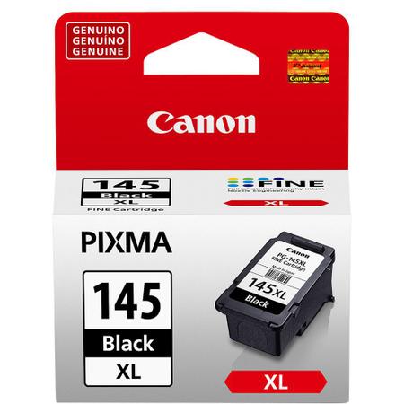 Imagem de Kit 2 Cartucho Canon PG 145 XL Preto 12ml Original P/ Pixma Ip2810 MG2410 MG2510 MG2910 MG3010 TS3110