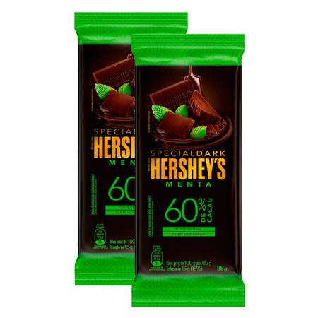 Imagem de Kit 2 Chocolate Hershey's Special Dark Menta 85g