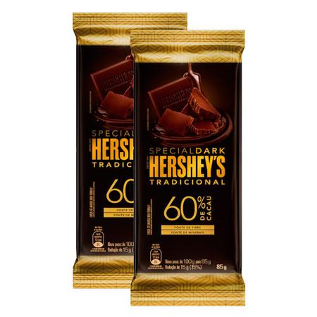 Imagem de Kit 2 Chocolate Hershey's Special Dark Tradicional 85g