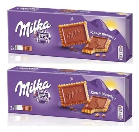 Imagem de Kit 2 chocolate milka choco biscuit (150g)
