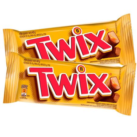 Kit 2 Chocolate Twix Original 40g - Chocolate / Barra de Chocolate -  Magazine Luiza