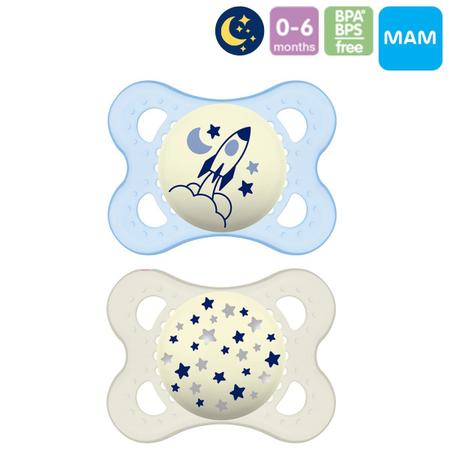 Set de 4 Chupetes MAM Original Silicona para bebés de 0 a 6 meses