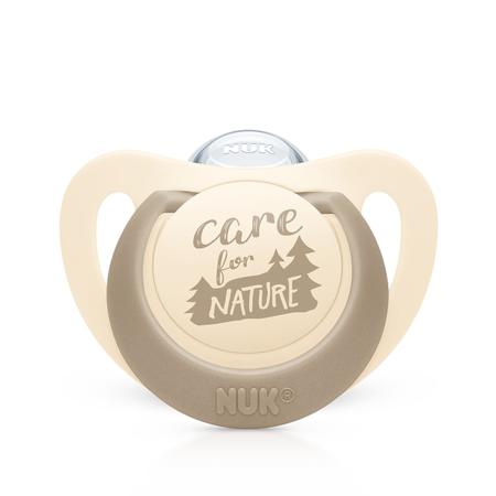 Imagem de Kit 2 Chupetas For Nature Bico Silicone 18+ Meses Neutra NUK