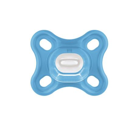 Imagem de Kit 2 Chupetas Silicone MAM Comfort Para Recém Nascidos Azul