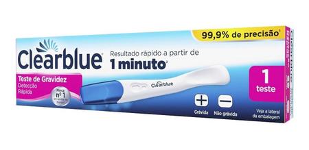 Kit 2 Clearblue Plus Resultado Em 1 Minuto Gravidez Teste de