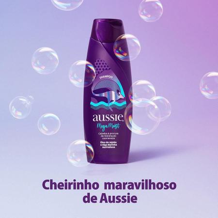 Imagem de Kit 2 Condicionadores Aussie Moist 180ml + 3 Shampoos Aussie Moist 180ml