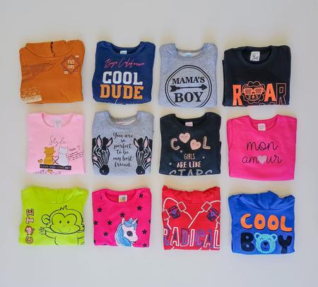 Imagem de Kit 2 Conjunto Moletom roupa de frio bebe Infantil inverno Algodão Menino Menina Presente