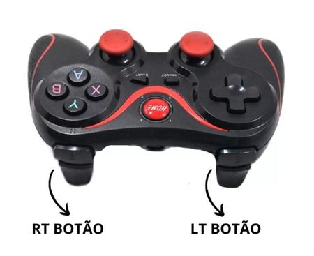 Imagem de Kit 2 Controles  GamePad Joystick Compatível Pc Android ios Tabled Sem Fio Bluetooth Wireles