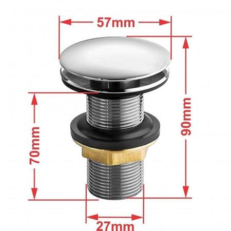 Imagem de Kit 2 Cubas Q355 Torneira Luxo 1195 Metal Válvula Click 1 Polegada G Sifão Pvc Flexível Compace Cinza