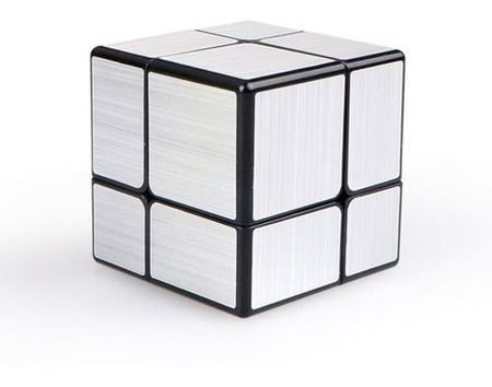 Cubo Mágico 2x2 Prateado Irregular