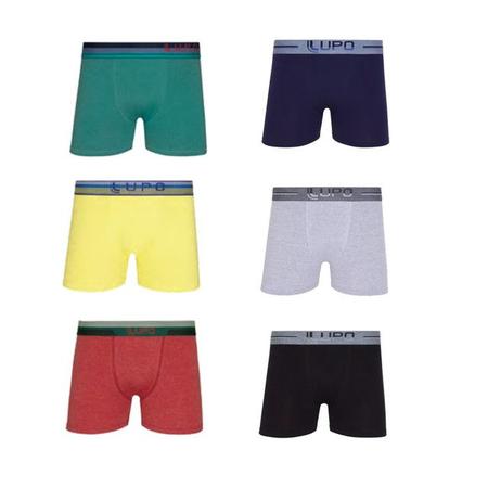 Imagem de Kit 2 Cuecas Boxer Lupo Algodão Cotton Confort 784