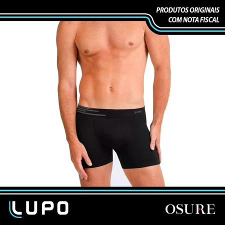 Imagem de Kit 2 Cuecas Boxer Lupo Original Em Microfibra Sem Costura Adulto Box Masculina Atacado 436