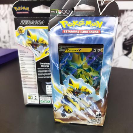 Kit 2 Decks Pokémon Cartas Baralho Batalha Deoxys Zeraora V