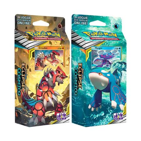 Kit Carta Pokémon Lendarios Grondon E Kyogre