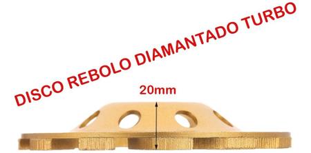 Imagem de Kit 2 Disco Rebolo Desbaste Diamantado Concreto Mármore