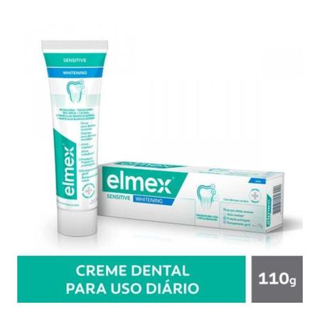 Imagem de Kit 2 Elmex Sensitive Whitening Creme Dental 110g - Elmex