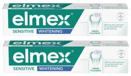 Imagem de Kit 2 Elmex Sensitive Whitening Creme Dental 110g - Elmex