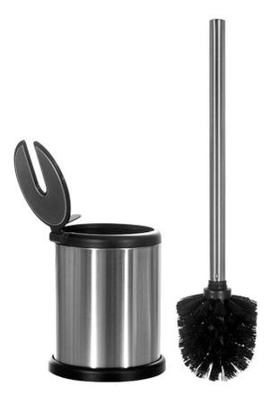 Imagem de Kit 2 Escova Sanitária Automática Com Tampa Limpa Vaso