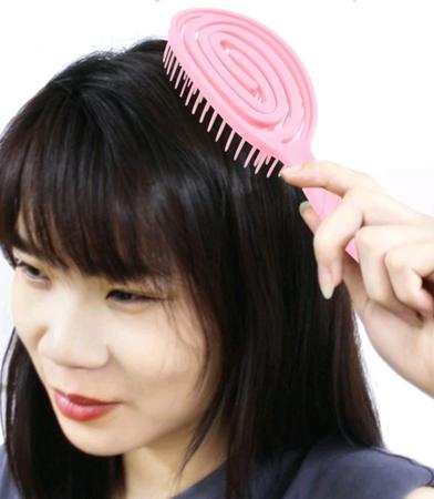 Imagem de Kit 2 Escovas flex de cabelo oval básica