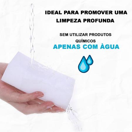 Imagem de Kit 2 Esponja Mágica Limpeza Profunda Tira Mancha Sujeira Louça