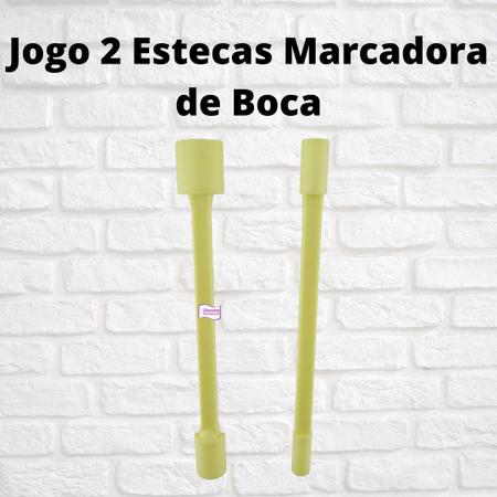 Imagem de Kit 2 Estecas Marcadora Boca Biscuit Confeitaria Artesanato