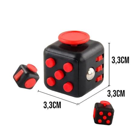 Imagem de Kit 2 Fidget Toy Cube Cubo Mini Clicke Anti Stress Ansiedade