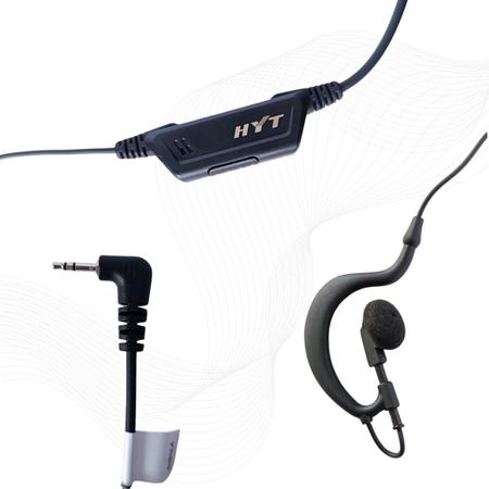 Imagem de Kit 2 fone de ouvido Hytera P1 para Rádio Comunicador 