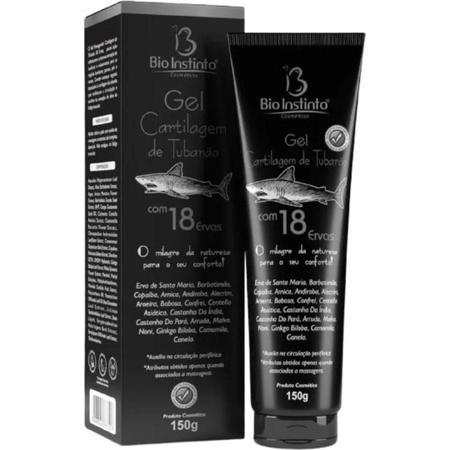 Imagem de Kit 2 Gel Cartilagem De Tubarão 150G 1 Creme Mil Dores 100G