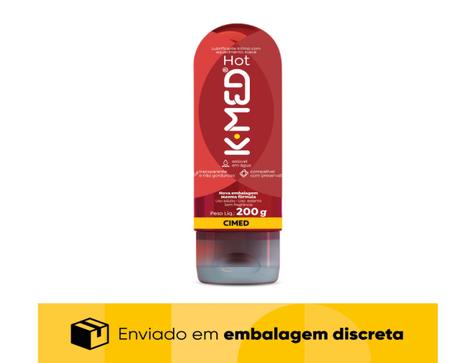 Imagem de Kit 2 Gel Lubrificante Intimo K-Med Hot Com 200g - Cimed