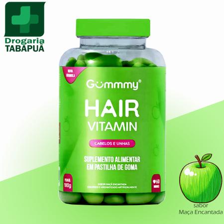 Imagem de Kit 2 Gummy Hair Vitamina p Crescimento dos Cabelos e Unhas 60gms - Fortalece e diminui a queda dos cabelos