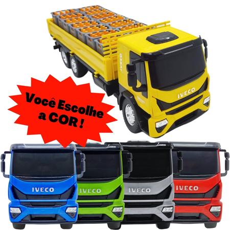 Brinquedo infantil divertido caminhão iveco tector delivery - USUAL PLASTIC  - Caminhões, Motos e Ônibus de Brinquedo - Magazine Luiza