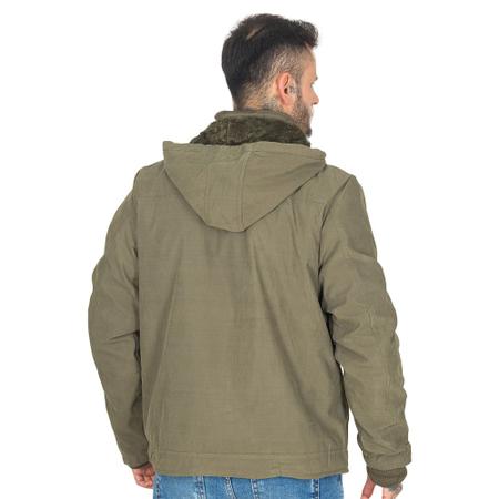 Kit 2 Jaquetas Sarja Peluciada Masculina Com Capuz Removível - Zafina Imagem de Kit 2 Jaquetas Sarja Peluciada Masculina Com Capuz Removível