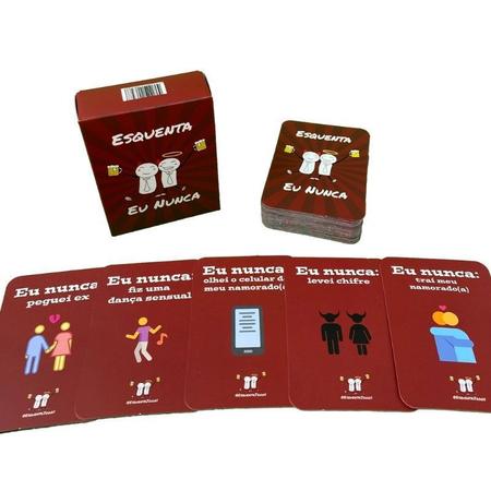 Kit 2 Jogos Adulto Esquenta o Jogo + Esquenta Casal - Esquenta Jogos -  Acessórios para Bem-estar Sexual - Magazine Luiza