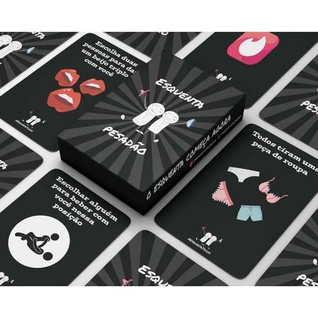 Kit 2 Jogos Adulto Esquenta O Jogo + Pesadão - Esquenta Jogos - Acessórios  para Bem-estar Sexual - Magazine Luiza
