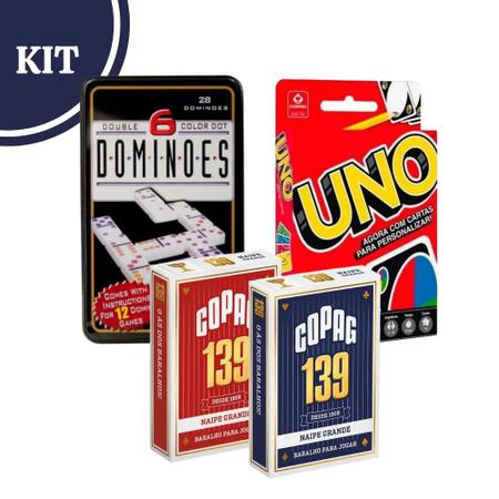 Kit com 3 caixa de Jogo De Cartas - Uno - Copag - Original